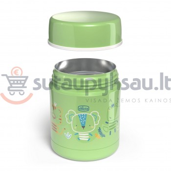 Chicco Go Out maisto termosas, 300 ml, žalias Chicco Go Out maisto termosas, 300 ml, žalias